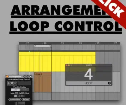 Max for Live-Device zur Kontrolle von Loops in der Arrangement Ansicht in Ableton Live