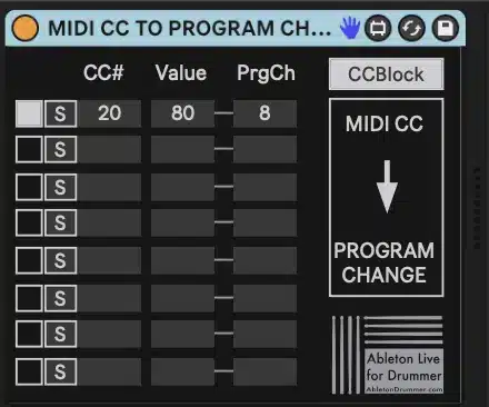 MIDI-CC zu PGM konvertieren